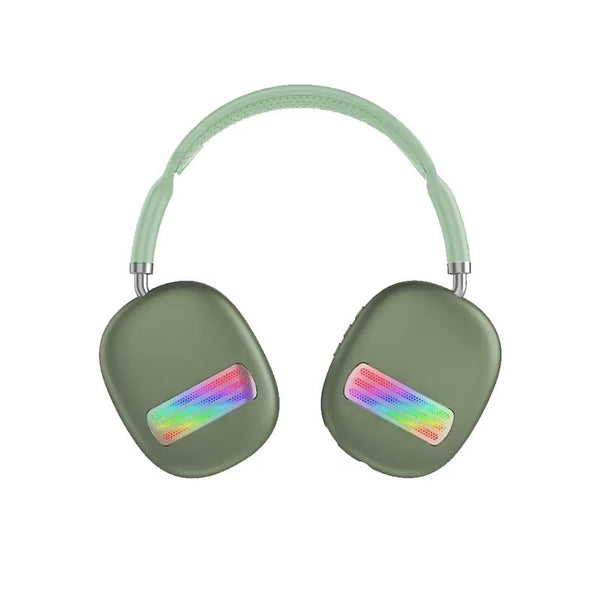 LED Light Wireless Stereo Headphones - Mega Cart