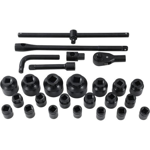 26pcs Heavy Duty 3/4" Drive Socket Set - Mega Cart