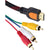 HDMI to RCA Cable 1.5M Male Connectors - Mega Cart