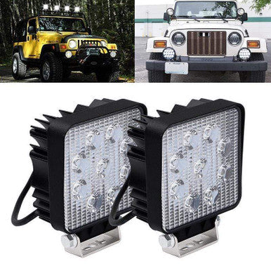 High-Power 27W LED Car Spotlight - IP68 Waterproof - Mega Cart