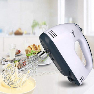 High Power Electric Hand Mixer with 7 Speeds and Stainless Steel - Mega Cart
