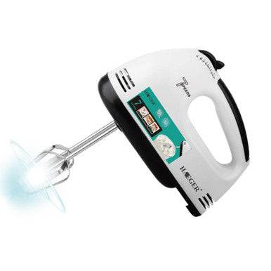 High Power Electric Hand Mixer with 7 Speeds and Stainless Steel - Mega Cart