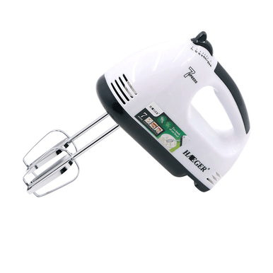 High Power Electric Hand Mixer with 7 Speeds and Stainless Steel - Mega Cart