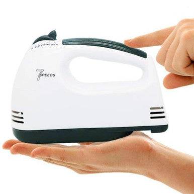 High Power Electric Hand Mixer with 7 Speeds and Stainless Steel - Mega Cart