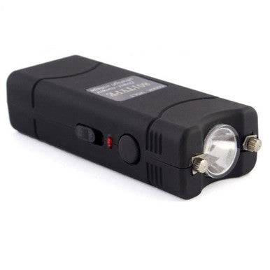 High Voltage 5000K Stun Gun with LED Flashlight & Rechargeable Battery - Mega Cart