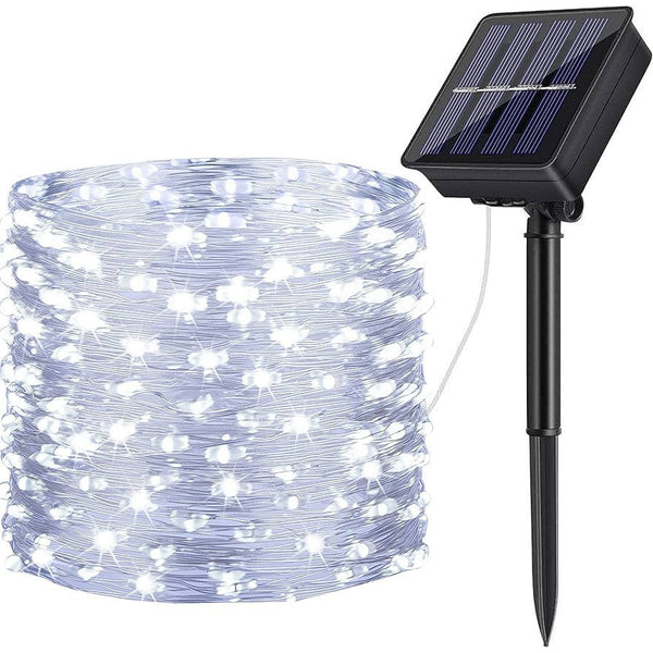 LED Solar Powered Fairy Lights 20m - Mega Cart