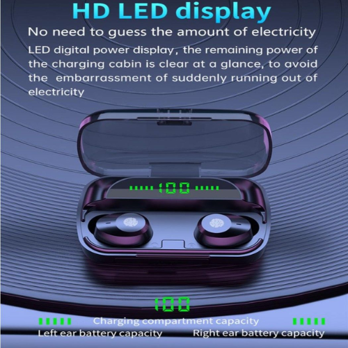 M5 Wireless Ear Buds With Power Bank - Mega Cart