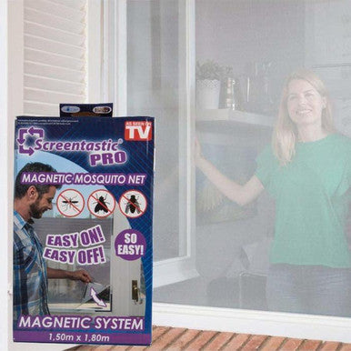 Magnetic Mosquito Net for Windows - Screentastic Pro Mesh Screen - Mega Cart