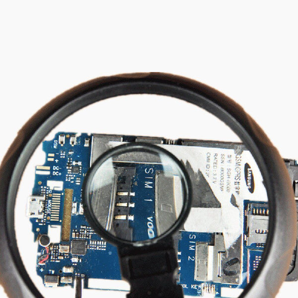 Magnifying Glass Stand with LED Lights - Mega Cart