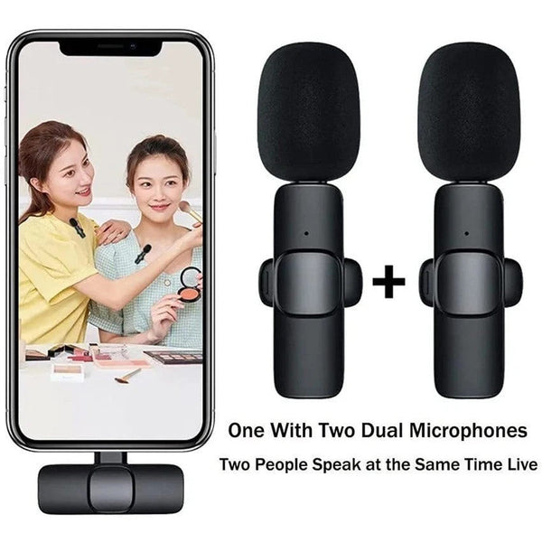 Mini Dual Portable Wireless Microphone