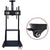 Mobile TV Stand with Adjustable Bracket and Trolley - Mega Cart