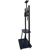 Mobile TV Stand with Adjustable Bracket and Trolley - Mega Cart