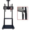 Mobile TV Stand with Adjustable Bracket and Trolley - Mega Cart