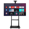 Mobile TV Stand with Adjustable Bracket and Trolley - Mega Cart