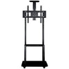 Mobile TV Stand with Adjustable Bracket and Trolley - Mega Cart