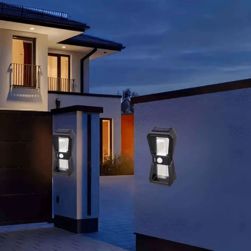 Modern Design Solar Outdoor Wall Light - Mega Cart