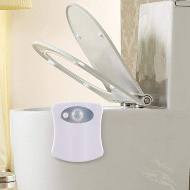 Motion Sensor LED Toilet Nightlight - 8 Colour Options - Mega Cart