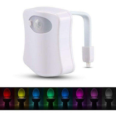 Motion Sensor LED Toilet Nightlight - 8 Colour Options - Mega Cart