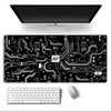 Mouse Pad with a Circuit Board Pattern