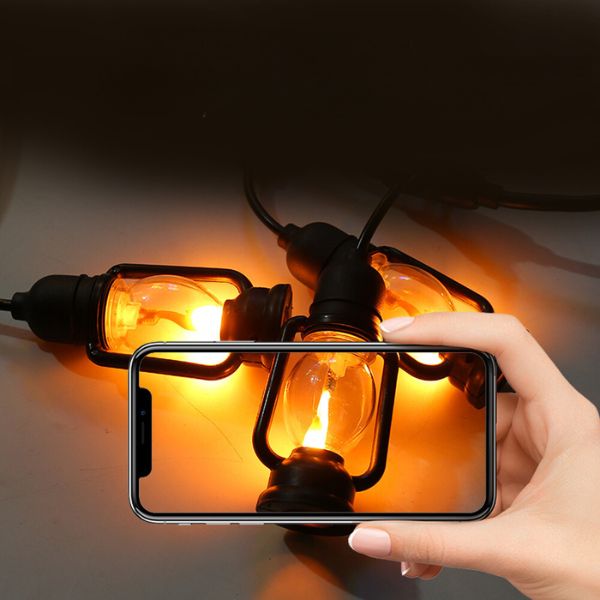 Outdoor 5M Warm White Lantern Lights - Mega Cart