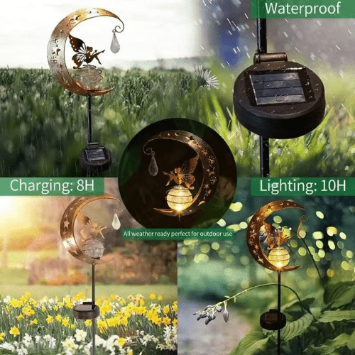 Outdoor Decorative Angel Solar Garden Light - Mega Cart