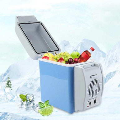 Portable 7.5L Car Fridge & Warmer - 12V Electric Cooler - Mega Cart