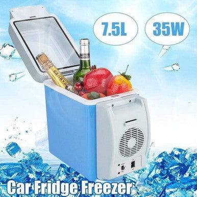 Portable 7.5L Car Fridge & Warmer - 12V Electric Cooler - Mega Cart