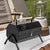Portable BBQ Grill with Smoker for Outdoor Cooking - Mega Cart