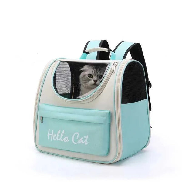 Portable Pet Carrier Backpack for Outdoor Travel - Mega Cart