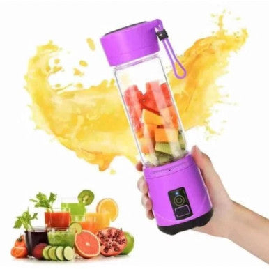 Portable Rechargeable Juice Blender with Built-In Power Bank - Mega Cart