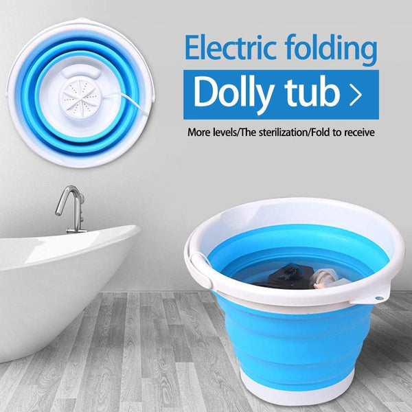 Portable Turbo Washing Machine with Foldable Tub - Mega Cart