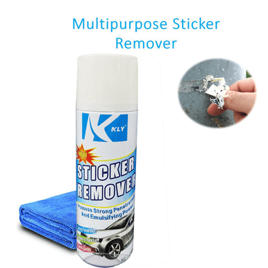 Powerful Car Sticker Remover Spray - 450ml Adhesive Cleaner - Mega Cart