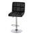 PrimeNest Abbie Low-Back Swivel Barstool - Solid Wood, Sleek Finish - Mega Cart