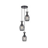 PrimeNest Black Grove 3-Light Pendant - Elegant Lighting Fixture - Mega Cart