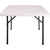 PrimeNest - Compact Square Plastic Folding Table for Indoor/Outdoor - Mega Cart