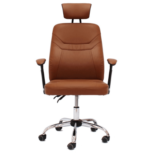 PrimeNest - Contemporary Design PU Leather Office Arm Chair - Mega Cart