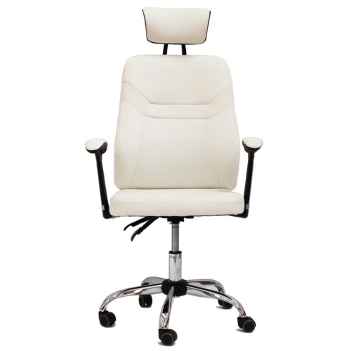 PrimeNest - Contemporary Design PU Leather Office Arm Chair - Mega Cart