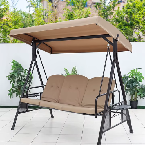 PrimeNest - Deluxe 3-Seater Outdoor Swing Hammock - Mega Cart