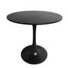 PrimeNest - Ebony Round Dining Table - Mega Cart