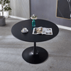 PrimeNest - Ebony Round Dining Table - Mega Cart