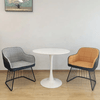 PrimeNest - Ebony Round Dining Table - Mega Cart