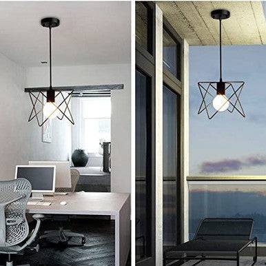 PrimeNest Elegant Metal Cage Ceiling Pendant Lights - Mega Cart