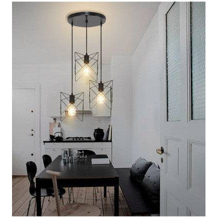 PrimeNest Elegant Metal Cage Ceiling Pendant Lights - Mega Cart