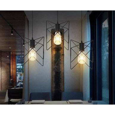 PrimeNest Elegant Metal Cage Ceiling Pendant Lights - Mega Cart