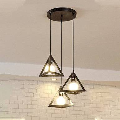 PrimeNest Industrial Dimmable Iron Chandelier - Mega Cart