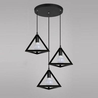 PrimeNest Industrial Dimmable Iron Chandelier - Mega Cart