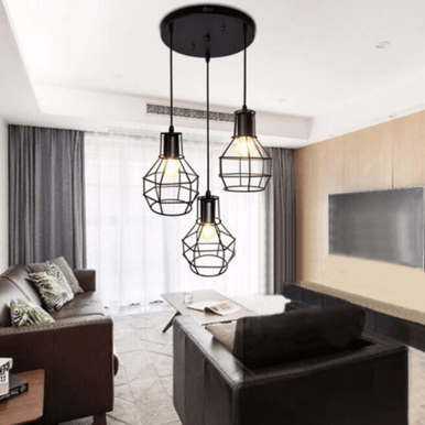 PrimeNest Industrial Iron Cage Light - Mega Cart