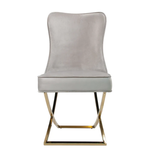 PrimeNest Layla Velvet Button-Back Dining Chairs - Elegant & Versatile - Mega Cart