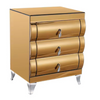 PrimeNest - Luxe Gold Mirrored Pedestal - Mega Cart
