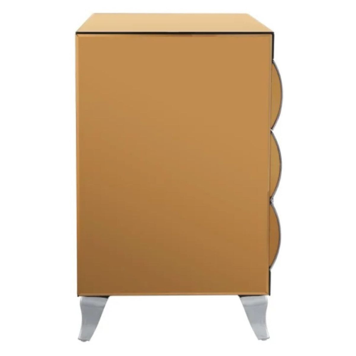 PrimeNest - Luxe Gold Mirrored Pedestal - Mega Cart